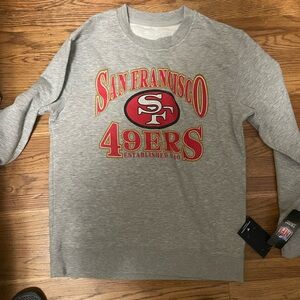 VINTAGE San Francisco 49ers Gray Crewneck Sweater